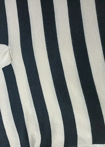 Çizgili Strappy Kadın Triko - Görsel 4