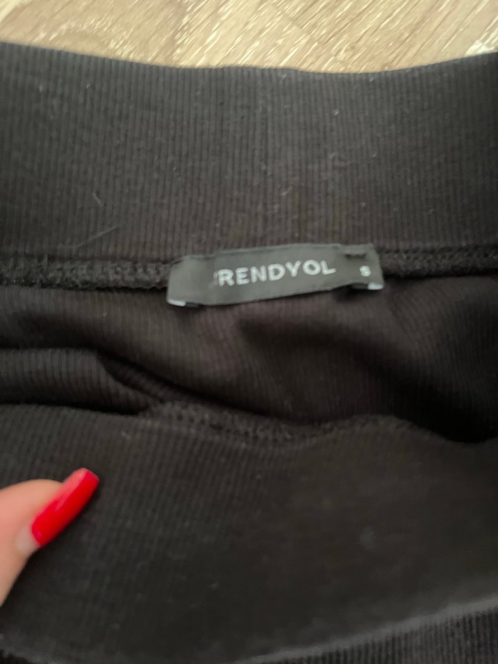 Siyah Basic Midi Etek - Görsel 4