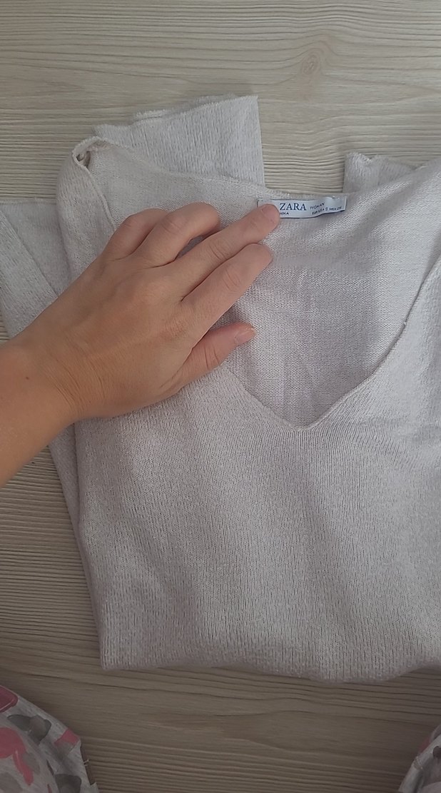 İnce Uzun Kollu kazak - Görsel 4