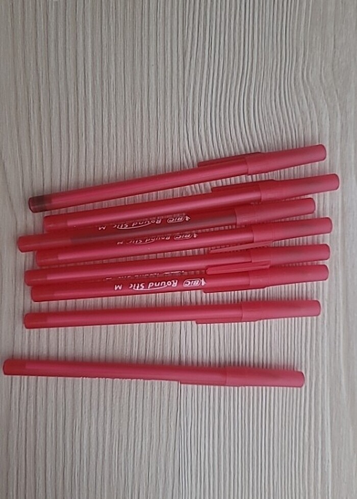 Kirmizi tükenmez kalem 8'li - Görsel 2