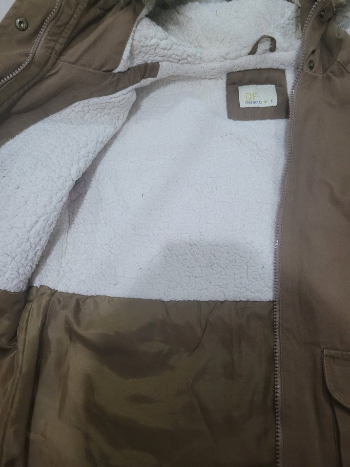 defacto  Bej Kadın Kışlık Ceket - Görsel 2