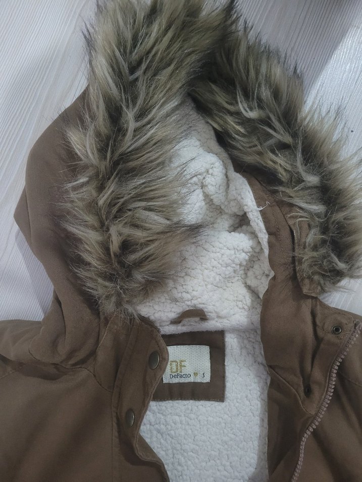 defacto  Bej Kadın Kışlık Ceket - Görsel 3