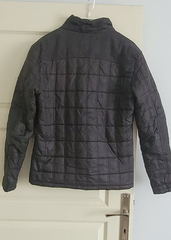 Erkek Siyah Fermuarlı İnce Mont - Görsel 4