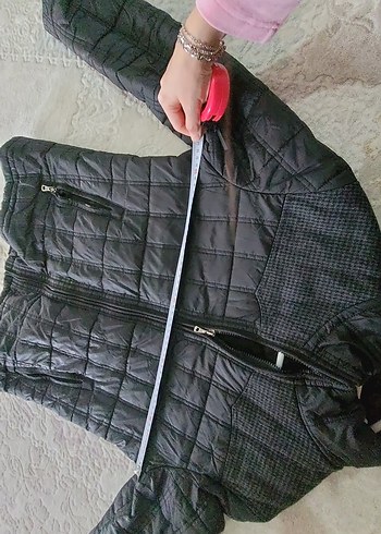 Erkek Siyah Fermuarlı İnce Mont - Görsel 5