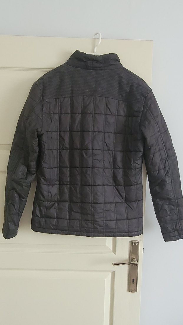 Erkek Siyah Fermuarlı İnce Mont - Görsel 4