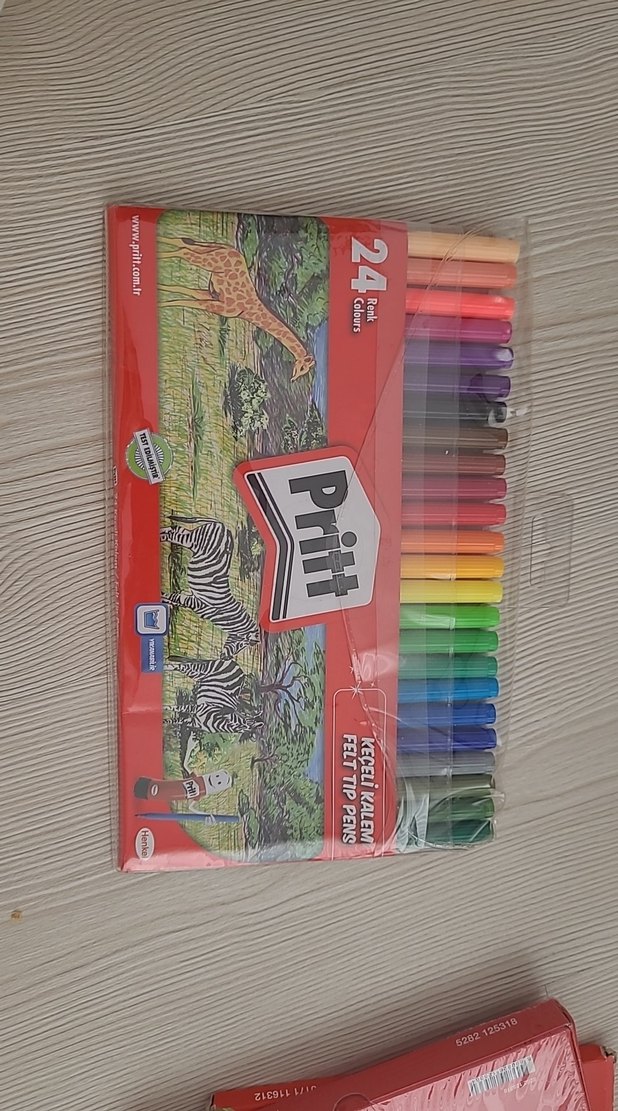 24 Renkli Keçeli Kalem Seti Pritt - Görsel 2