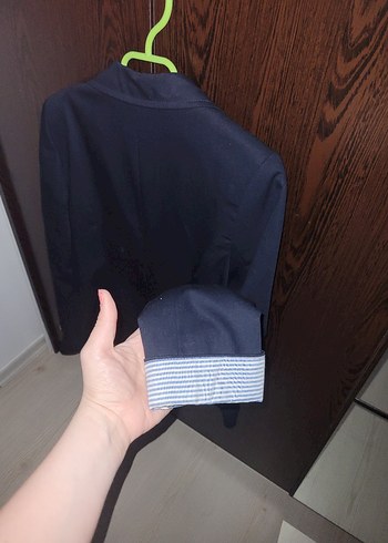 Kadın lacivert  Blazer Ceket - Görsel 5