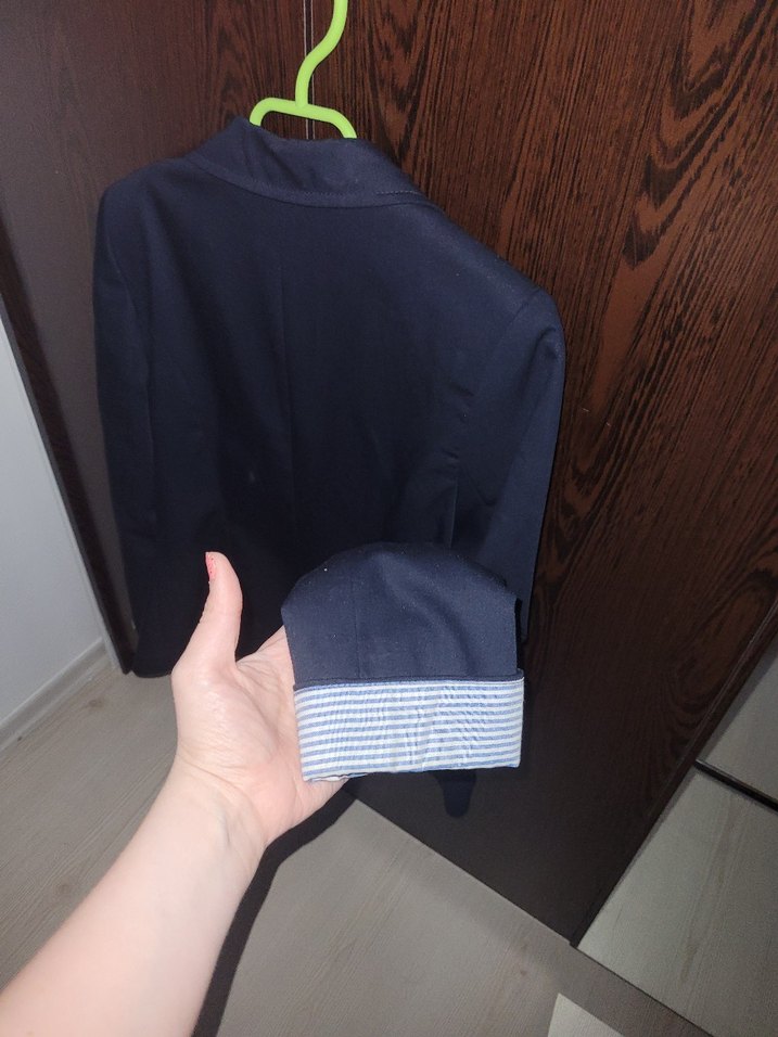 Kadın lacivert  Blazer Ceket - Görsel 5