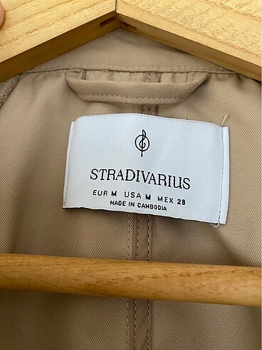 m Beden camel Renk Stravarius trençkot