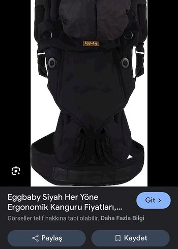 Siyah Bebek kanguru - Görsel 2