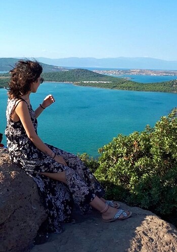 Zara Şifon Elbise