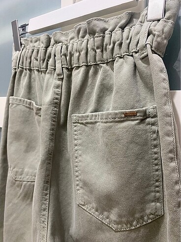 36 Beden haki Renk Zara Baggy Jean