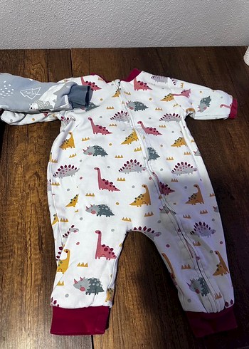 Çocuklar için desenli gri uyku tulumları - Görsel 6