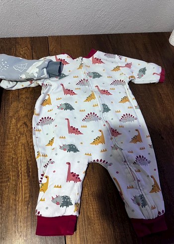 Çocuklar için desenli gri uyku tulumları - Görsel 5