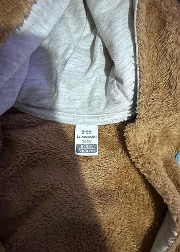 Kız Çocuk Kapüşonlu Kahverengi Kürklü Yelek - Görsel 3