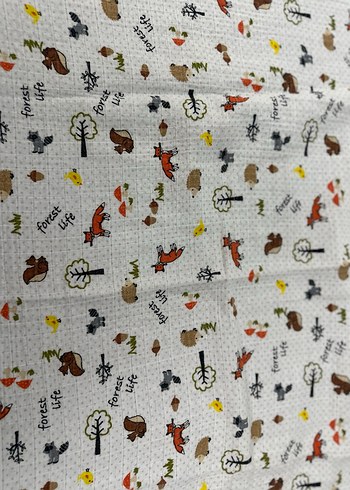 Çok Renkli Nakışlı Çocuk Müslin - Görsel 8