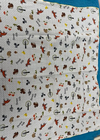 Çok Renkli Nakışlı Çocuk Müslin - Görsel 9