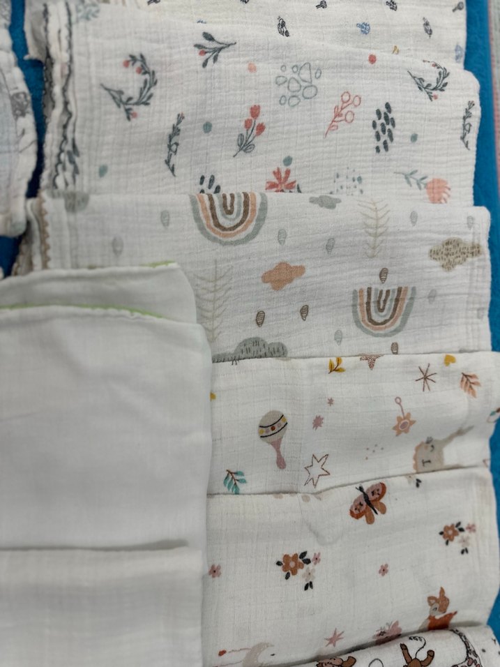 Çok Renkli Nakışlı Çocuk Müslin - Görsel 4