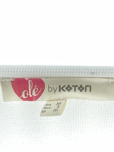 m Beden beyaz Renk Koton Sweatshirt %70 İndirimli.
