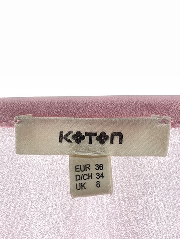 36 Beden pembe Renk Koton Gömlek %70 İndirimli.
