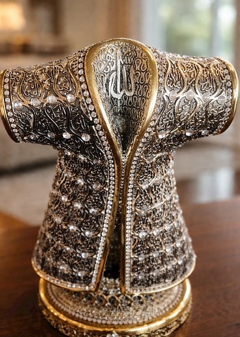 Hat sanatı ile süslü dekoratif obje sıfır - Görsel 3