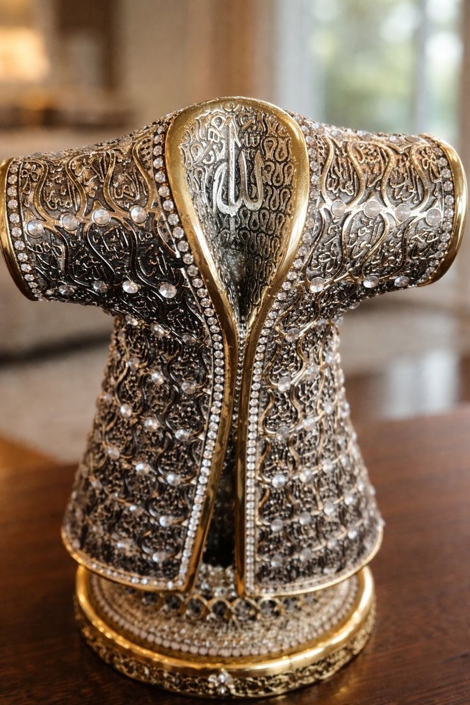 Hat sanatı ile süslü dekoratif obje sıfır - Görsel 3