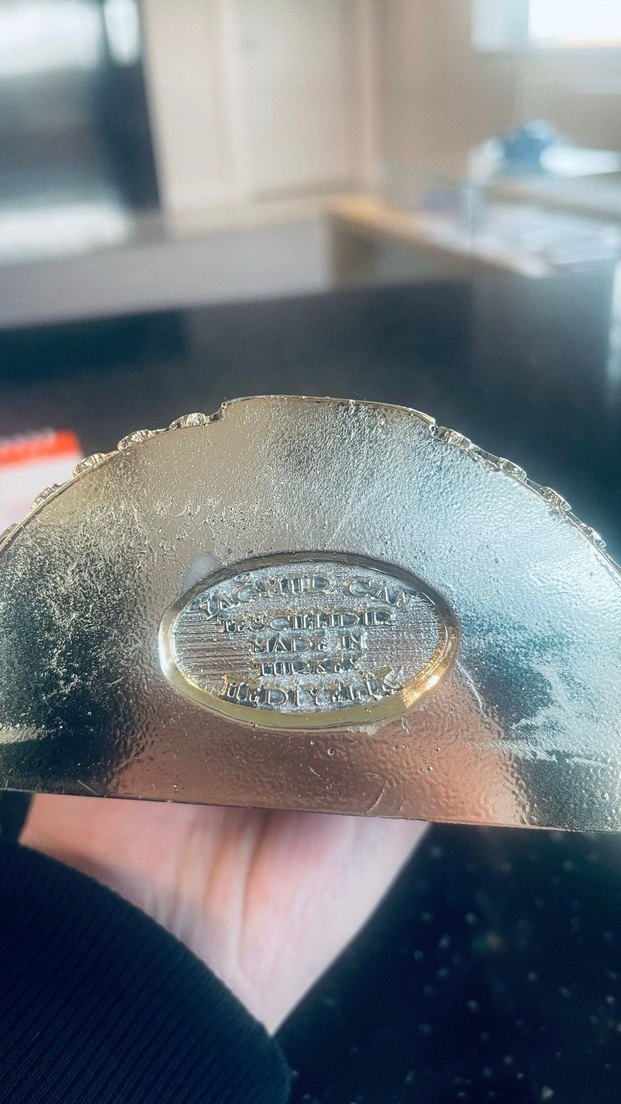 Hat sanatı ile süslü dekoratif obje sıfır - Görsel 4