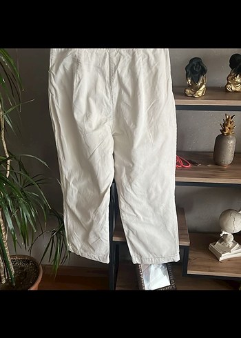 Ecru Pilili Kadın kadife Pantolon - Görsel 5