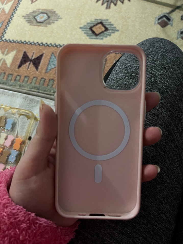 Parlak Pembe Telefon Kılıfı - Görsel 2