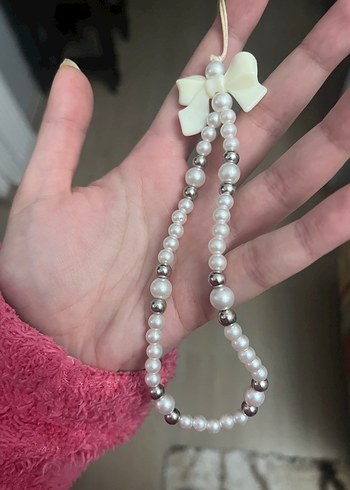 Inci Boncuklu Beyaz Bohem Kadın El Zinciri - Görsel 2