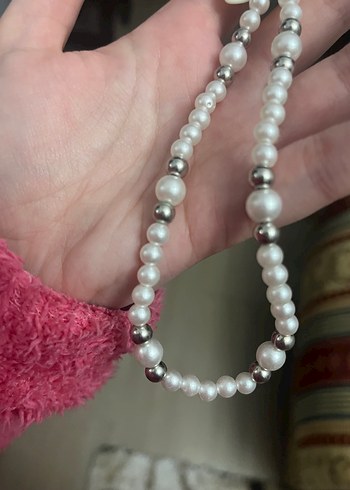 Inci Boncuklu Beyaz Bohem Kadın El Zinciri - Görsel 3