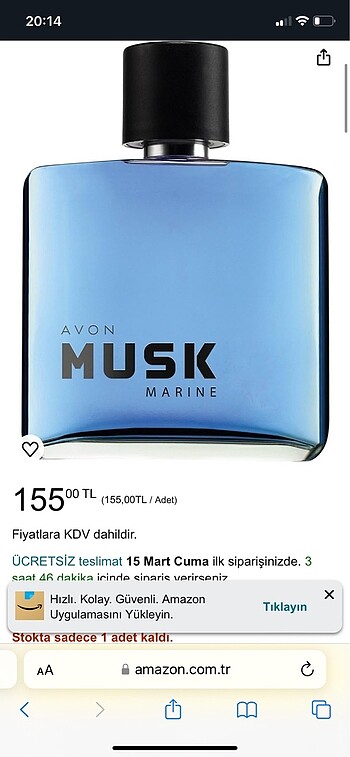 Musk avon parfüm