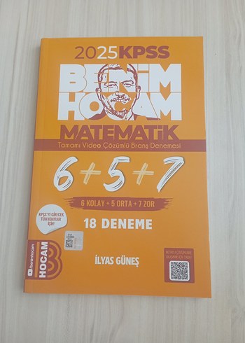 2025 KPSS Matematik 18 Deneme Kitabı