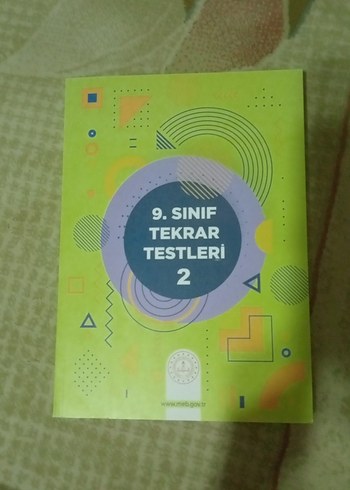 9. Sınıf Tekrar Testleri 2 Kitabı