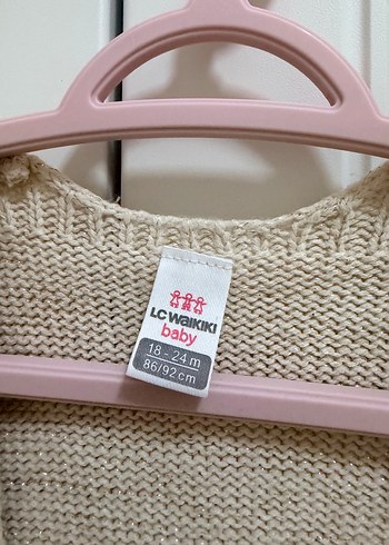 Kız Çocuk Bej Triko Hırka - Görsel 2