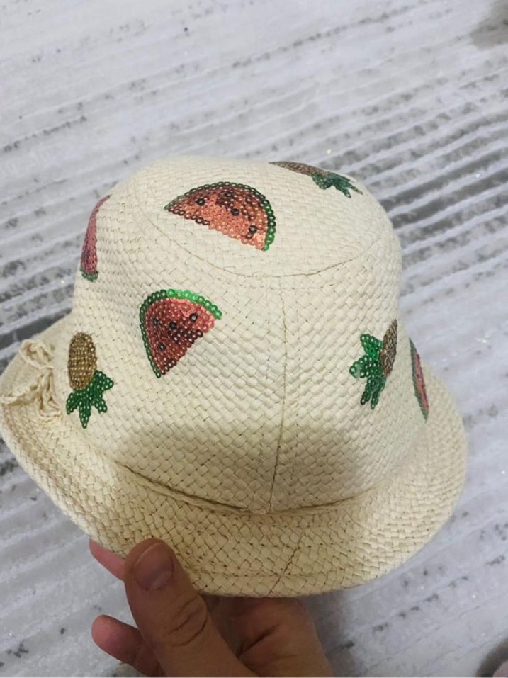 İşlemeli Renkli Bohem çocuk Şapka - Görsel 2