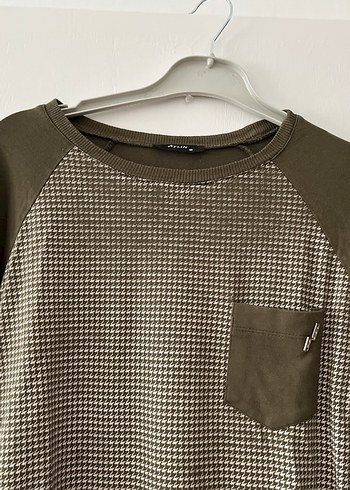 Kadın Cep Detaylı Pamuklu Uzun Kollu Kazak - Görsel 2