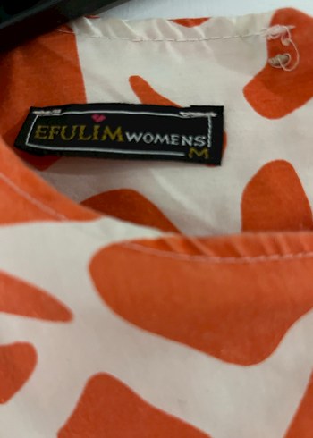 Turuncu Bohem Uzun Kollu Uzun Elbise - Görsel 3