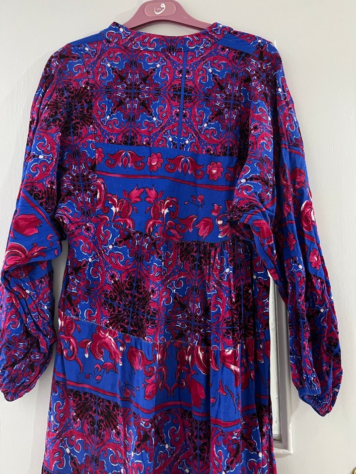 Püsküllü Bohem Uzun Elbise - Görsel 3