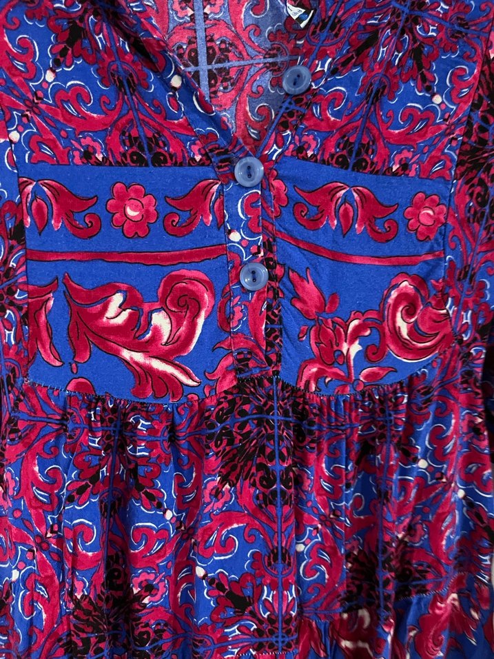 Püsküllü Bohem Uzun Elbise - Görsel 4