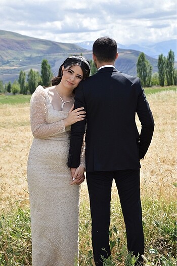 36 Beden ten rengi Renk Nişan Abiye