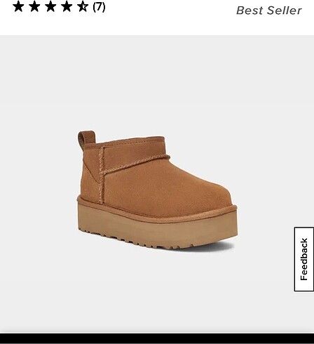 36 Beden kahverengi Renk ORIGINAL UGG 36 NUMARA ÇOCUK