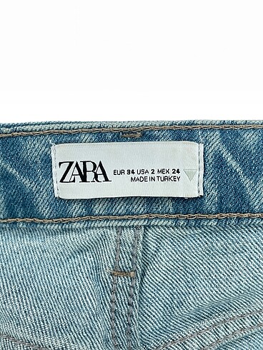 34 Beden mavi Renk Zara Jean / Kot %70 İndirimli.
