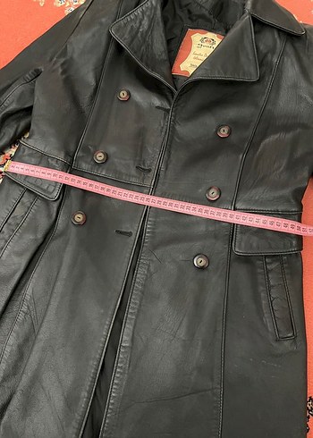 Vintage hakiki deri ceket - Görsel 6