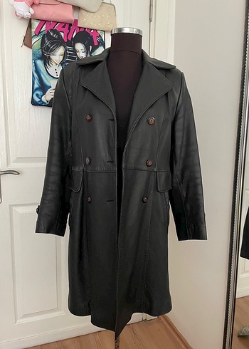 Vintage hakiki deri ceket - Görsel 3