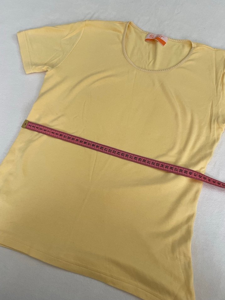 Coquette pastel sarı bluz - Görsel 4