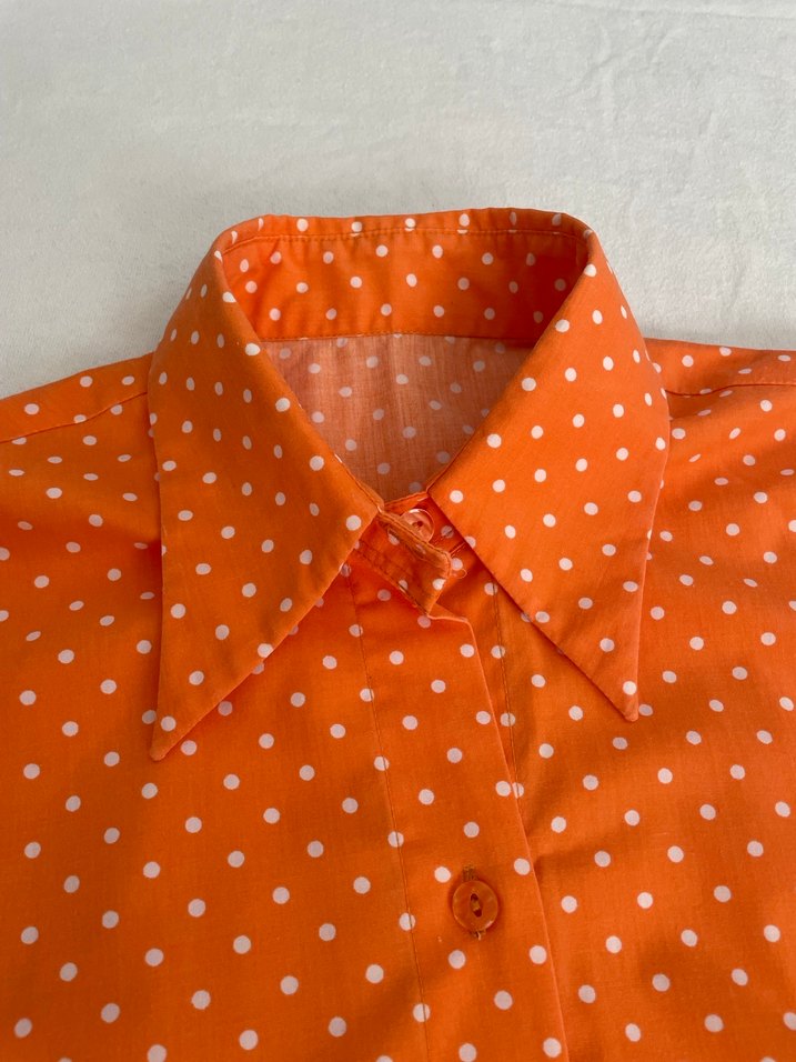 polka dot gömlek - Görsel 2