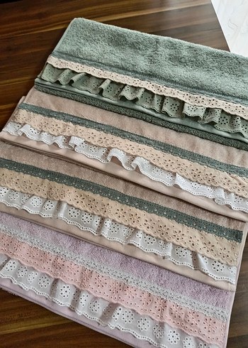 Nakışlı Bohem Pastel Renkli Havlu