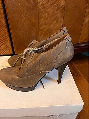 39 Beden haki Renk Nine West Topuklu Ayakkabı