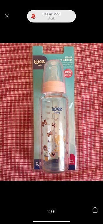 Beden Weebaby ateş ölçer biberon emzik